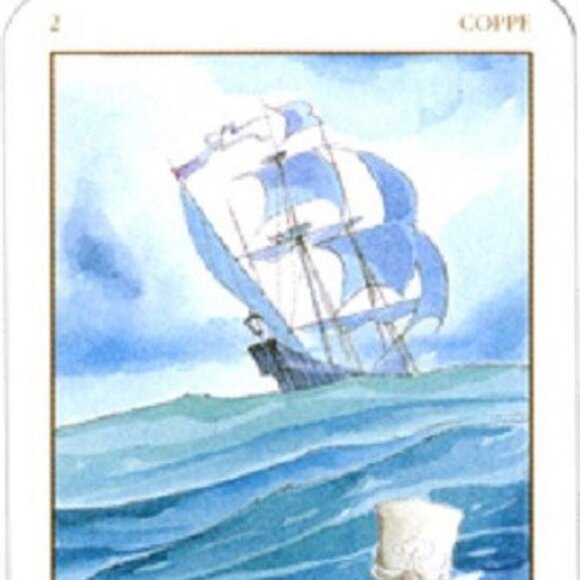 Tarot of the Renaissance, Deck sat under Texas 100% total solar eclipse 4.8.24 - Picture 5 of 6